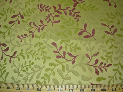 4 YDS~"MODERN BRANCHES LEAVES"~ELEGANT WOVEN UPHOLSTERY FABRIC FOR LESS~ - Image 1 of 3