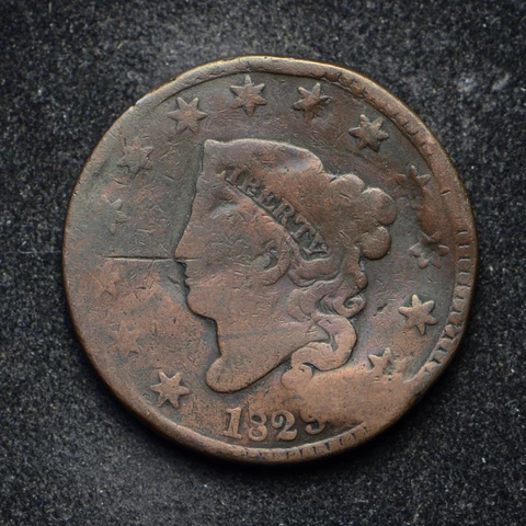 1829 Large Cent Damaged (bb11073) Cover