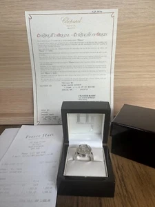 Chopard Happy Spirit White Gold Diamond Ring - Picture 1 of 12