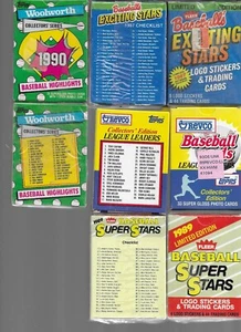 SET COMPLETO CUMBERLAND FARMS BASEBALL'S EMOZIONANTI STARS 1987 - Foto 1 di 1
