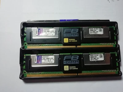 Memoria Ram KINGSTON KTH-XW667/2G DUAL RAM SERVER 1GB 2Rx1= 2gb PC2-5300F DDR2  - Immagine 1 di 4