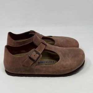 Birkenstock Paris Clogs Damen 6 EU 37 schmal rostbraun Leder Weichbett Schuhe - Bild 1 von 15