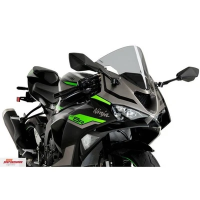 Puig R-Racer pára-brisa 2024- Kawasaki Ninja ZX-6R, fumaça - P/N: 21832H - Imagem 1 de 4