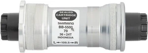 Shimano 105 BB-5500 Octalink V1 70x109.5mm Spline ITA (Italian) Bottom Bracket - Picture 1 of 1