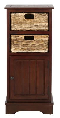 Home Collection Connery Cherry Wood Storage Cabinet - Image 1 of 4