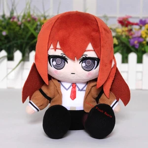 Muñeco de peluche Steins;Gate Makise Kurisu juguetes de peluche peluche juguete sentado 19 cm - Imagen 1 de 4