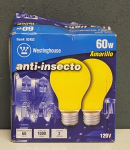 Westinghouse 60W Bug Light Yellow (2 in box) - Picture 1 of 6