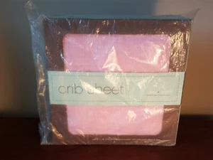 Aden + Anais Pink Cotton Crib Fitted Sheet - For the Birds. 50" x 28". New! - Picture 1 of 3