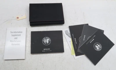 2018 Alfa Romeo Stelvio OEM Owners Manual Booklets W/Storage Pouch - Image 1 of 4