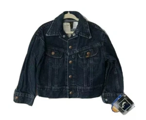 vintage lee denim jean jacket youth boys size 5 deadstock NWT 90s made in USA 🌊 - Picture 1 of 10