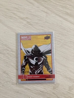 2021-2022 upper deck Marvel annual moon Knight Gold Linearity 83/88 - Image 1 of 2