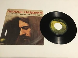 *(Stra) 45 GIRI Vinile GEORGE HARRISON my sweet lord. Isn’t it a Piy. Italy - Picture 1 of 2