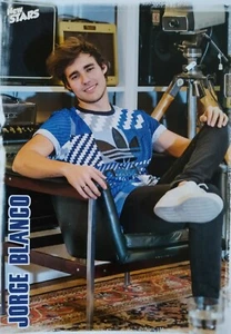 JORGE BLANCO - Star Card - Foto Karte Mini Poster Violetta Clipping Sammlung NEU - Imagen 1 de 1