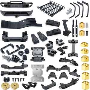 Soporte de placa de deslizamiento servo hexagonal bujes de rueda adaptador torre de choque para SCX10III AXI03007 - Imagen 1 de 124