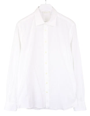 Camicia Formale Extra Slim Fit Suitsupply Uomo 2XL Button Up Bianca Classica - Immagine 1 di 4