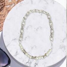 Pearl Chain Jewelry Necklaces Chains Trendy Fashion Thin Round Link Hip Hop