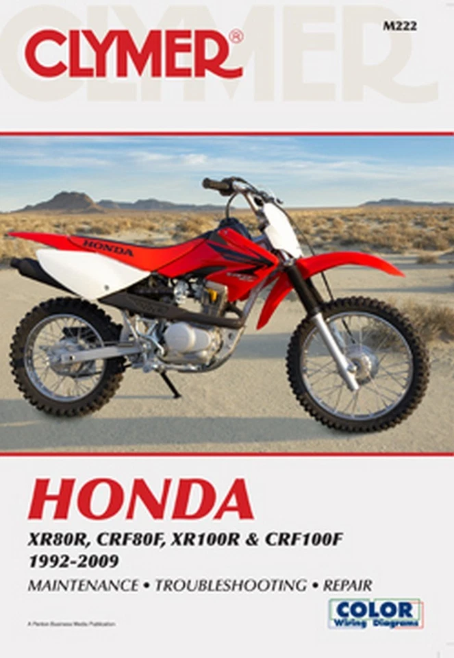 Honda XR80R CRF80F XR100R CRF100F 1992-2009 manual de taller de reparación M222 Foto 1 de 1