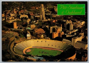 Pittsburgh PA Pitt Stadium University Football Game Stadium Oakland Postcard P2 - Picture 1 of 2