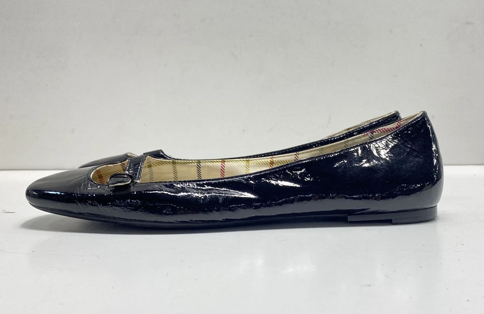 Zapatos planos para mujer Coach Ellyce F2080 charol negro Mary Jane talla 10B Foto 1 de 4