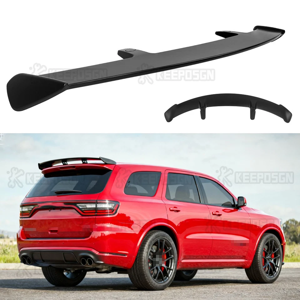 Preto fosco 52" janela traseira teto porta-malas spoiler asa lábio para Dodge Durango SRT - Imagem 1 de 4