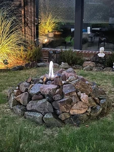Springbrunnenpumpe mit LED Ring - Bild 1 von 6