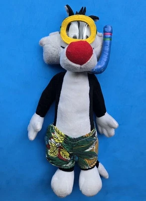 Bañador Nanco Looney Tunes Sylvester 2003 peluche 13" snorkel peluche Foto 1 de 4