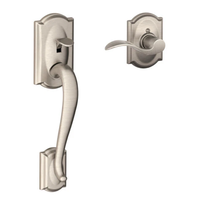 Schlage FE285CAM619FLALH Door Handleset - Silver