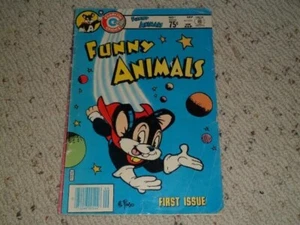 Vintage Charlton Comics lustige Tiere #1 1984 Erstausgabe Comic - Bild 1 von 2