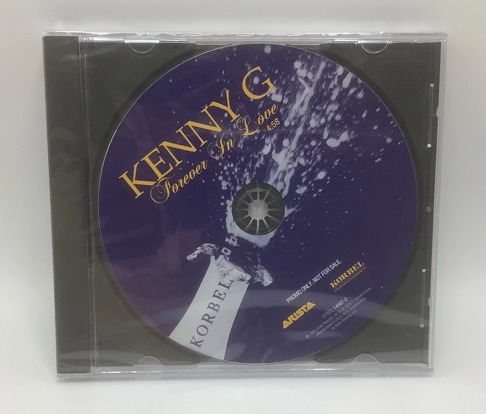 Kenny G-Forever In Love-1992 CD Single-PROMO Turner Management Group-NEW SEALED - Imagem 1 de 4