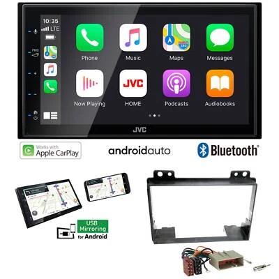 JVC Autoradio Apple CarPlay Android Auto für Ford Fusion 2002-2005 in schwarz - Bild 1 von 4