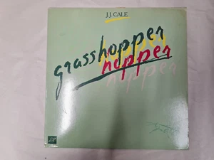 J J Cale ‎– Grasshopper - 1st UK A1/B1 Press Card Lyrics Inner 1982 GRADED VINYL - Picture 1 of 11