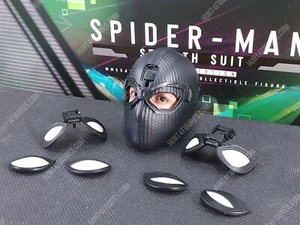 Hot Toys MMS541 Marvel Stealth SPIDER-MAN 1/6 action figure's masked head sculpt - Picture 1 of 7