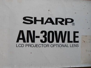 brand new Sharp AN-30WLE LCD optional projector Lens (312776) - Picture 1 of 9