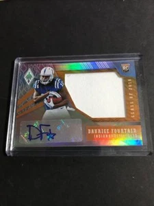 2018 Panini Phoenix Rookie Jumbo Jersey Auto Orange Daurice Fountain 32/99 Colts - Picture 1 of 2