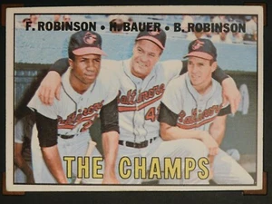 Tarjeta de béisbol Topps 1967 #1 de The Champs (EX+) - Imagen 1 de 2
