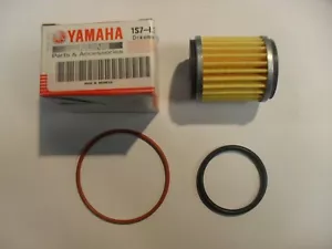 YAMAHA MT125 YZF-R125 WR125 OIL FILTER & O-RINGS UP TO 2020 GENUINE YAMAHA - Picture 1 of 2