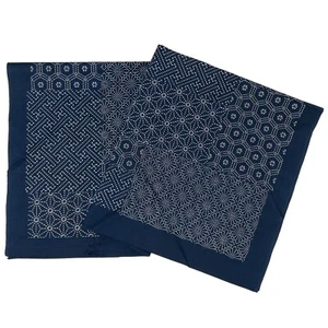 De Colección Algodón Japonés Sashiko Estampado Furoshiki Indigo Sogo Grandes almacenes: A - Imagen 1 de 4
