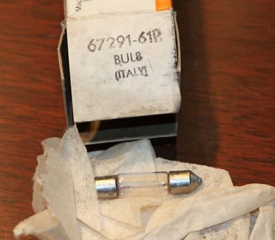 Harley Davidson AERMACCHI 67291-61P BOMBILLA SPEEDO NOS 6 VOLTIOS 5 VATIOS SPRINT C H Foto 1 de 3