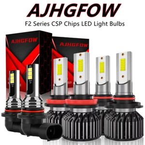 White LED Headlight Bulbs + Fog Light Kit For Dodge Ram 1500 2500 3500 2009-2018 - Picture 1 of 19