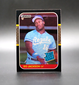1987 Donruss BO JACKSON Rated Rookie Card #35 Kansas City Royals