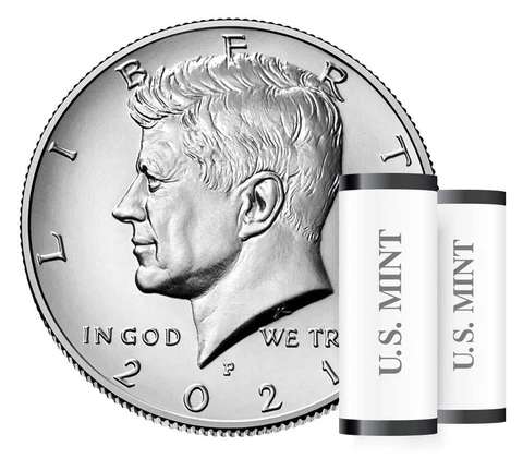 2021 KENNEDY HALF DOLLAR Set P&D (2 COIN SET) GEM Quality Cover