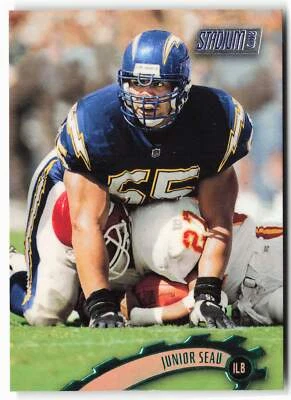 1997 Stadium Club #1 Junior Seau - Image 1 of 2