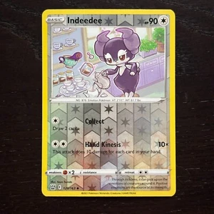 Indeedee 120/163 Pokemon Battle Styles Sword & Shield Reverse Holo Uncommon NM - Picture 1 of 2