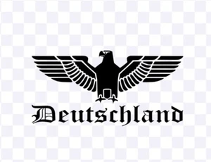 German Eagle Car Sticker Decal Germany Car Rear Window Camper 4x4 550mm x 250mm - Picture 1 of 4