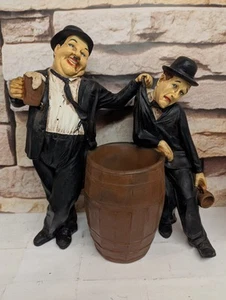 Laurel And Hardy Large Figurine / Utensil Pot / Flower Pot Approx 14" - Picture 1 of 21
