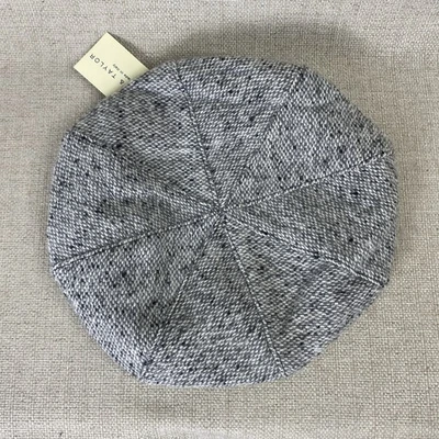 Lord & Taylor Vintage NOS Beret Hat Womens one size Gray NWT 21.5" Italy - Image 1 of 4