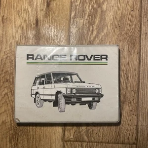 RANGE ROVER Classic 1989 OWNERS Manual HANDBOOK. D41 - Picture 1 of 5