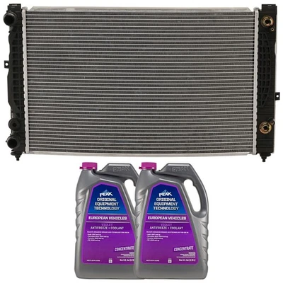 Radiators Set for VW Volkswagen Passat Audi S4 A4 Quattro 1997-2001 Pair - Image 1 of 4