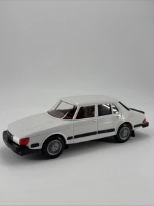 1981 SAAB 900 TURBO STAHLBERG VINYL PROMO MODEL CAR FINLAND WHITE - Picture 1 of 9