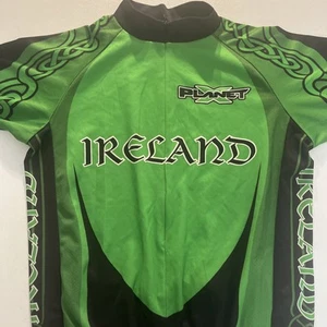 Jersey Ciclismo Pequeño 3/4 Cremallera M Team Ireland Verde Negro Bolsillos Colorido - Imagen 1 de 14
